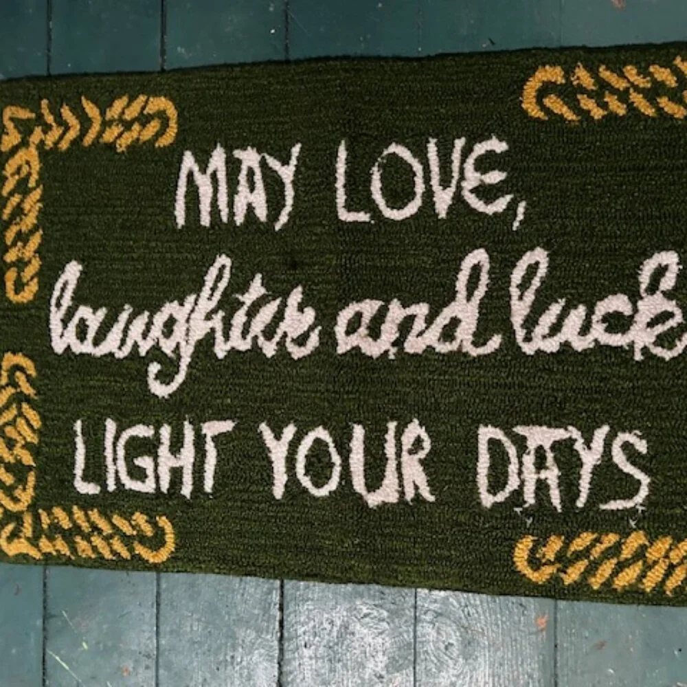 NEW 31 x21 st patricks day Irish Lucky Lucky green door mat